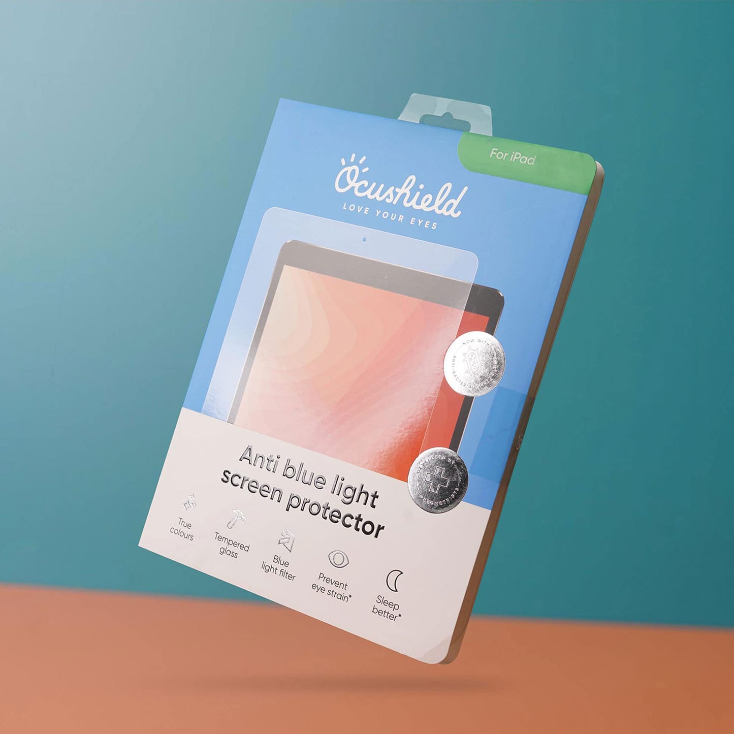 Ocushield Anti Blue Light Tempered Glass Screen Protector for Apple iPad Mini 4/5 (8") - Blue Light Filter for iPad - Anti Glare - Protect Your Eyes & Improve Sleep