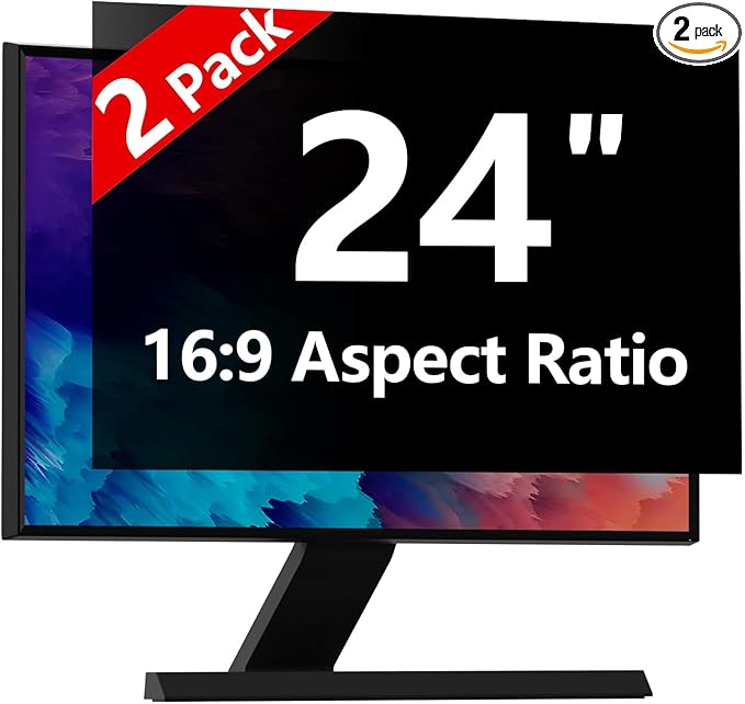 RedANGEL 23.8-Inch Computer Privacy Screen for 16:9 Monitor