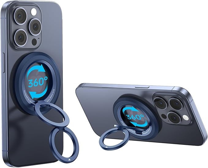 SYNCWIRE Magnetic Phone Ring Holder, for MagSafe Phone Grip Stand Kickstand