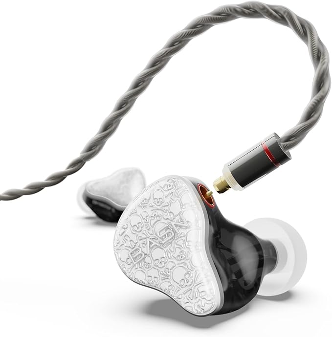 BASN Bmaster5 in Ear Monitor Headphone,1DD+4BA 5 Driver Musician IEM Earbud