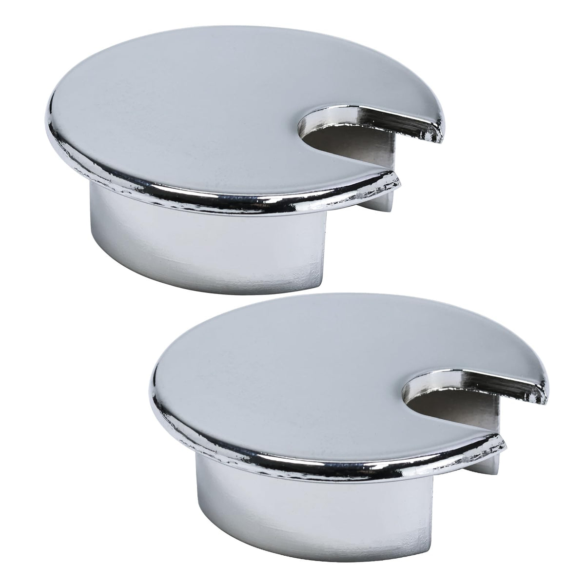 EASYEAH 2 Pcs Desk Grommet 2" / 50 mm, Zinc Alloy Desk Cord Hole Cover