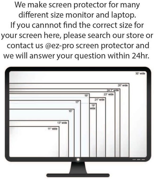 Privacy Screen Filter for 22 Inches Desktop Computer Monitor, Screen Protector Size is 18.7 inch width x 11.7 inch height