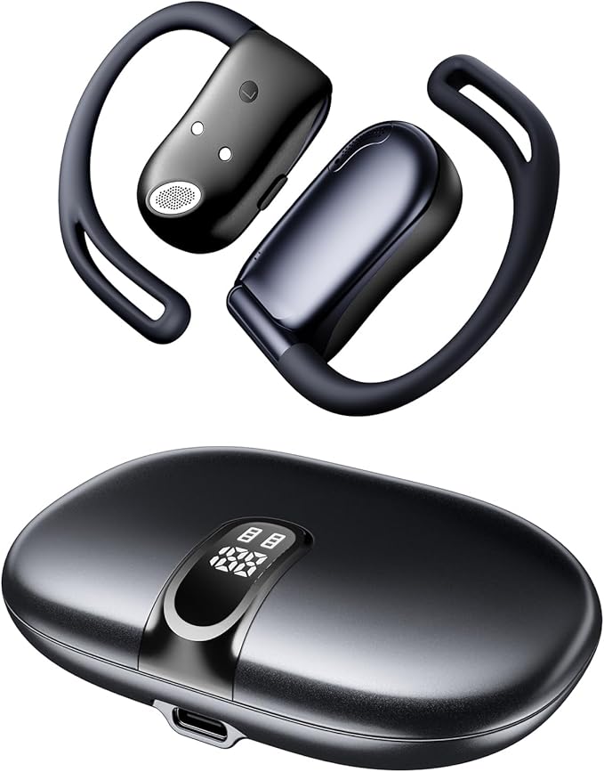 NEOQOQO Open Ear Headphones, Running Headphones for Workout