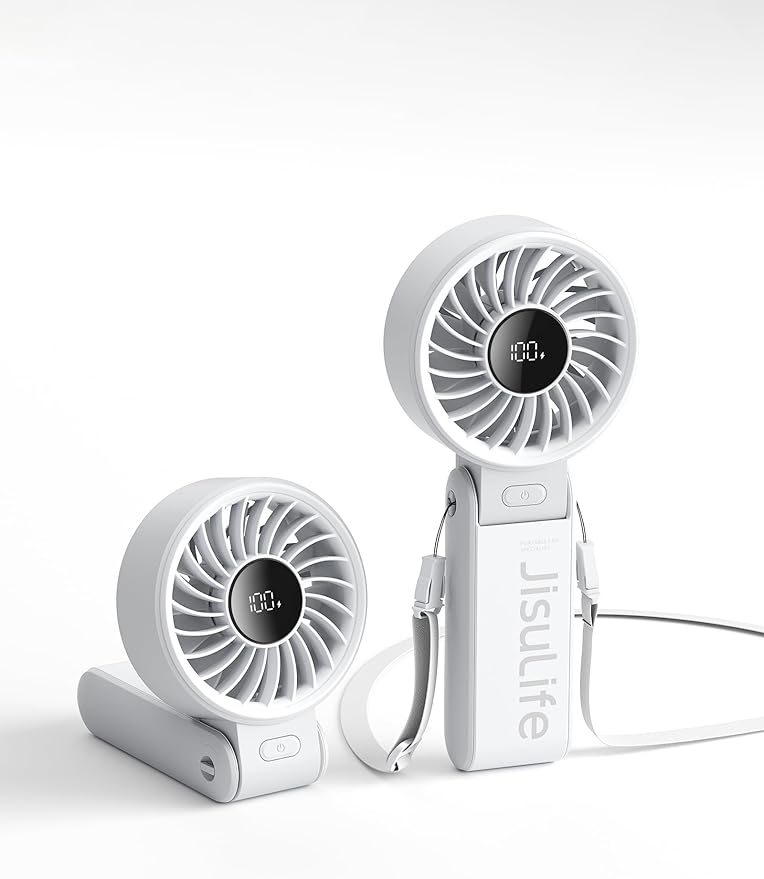 JISULIFE Portable Handheld Fan Life7: 3-in-1 Hand