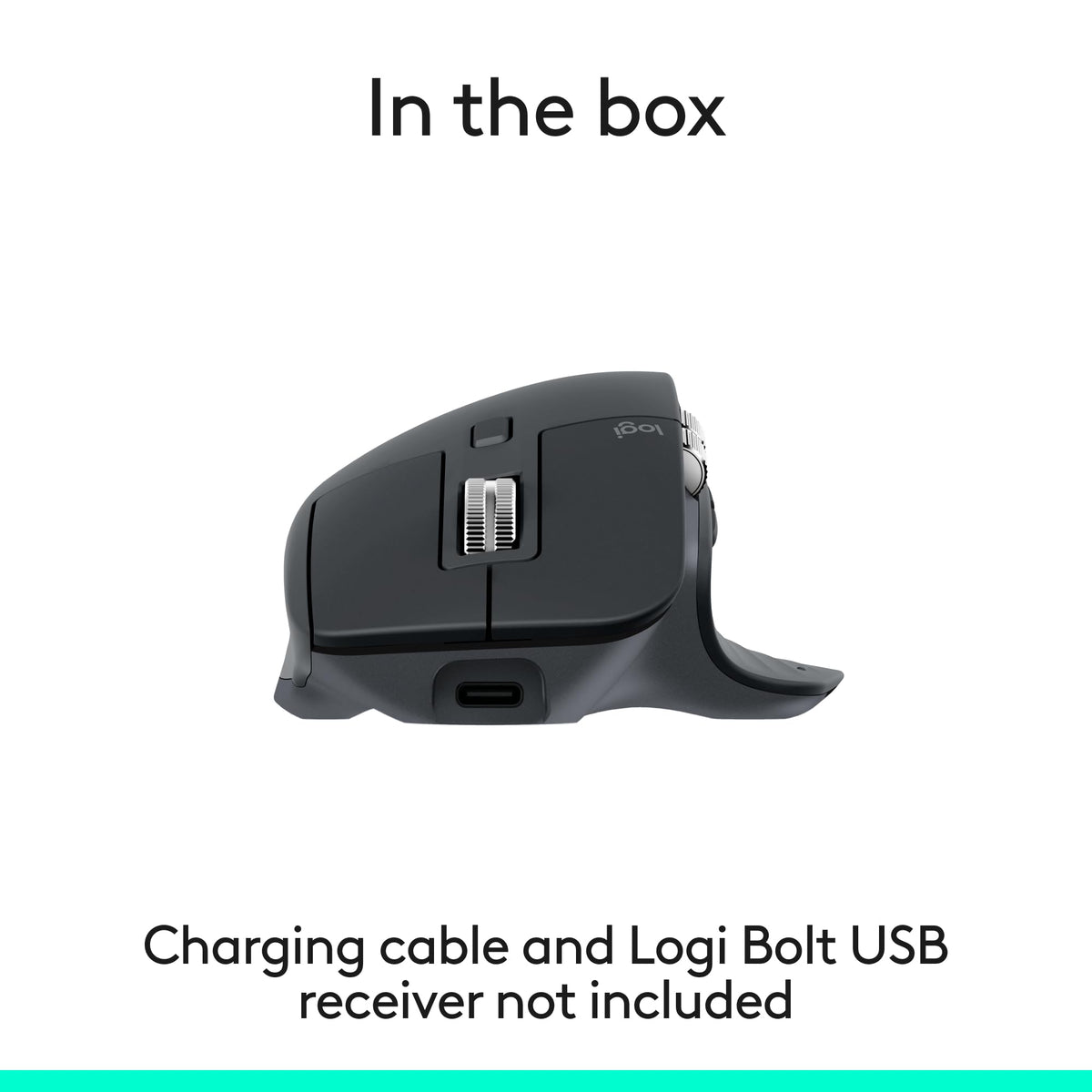 Logitech MX Master 3S Bluetooth Wireless Mouse No Receiver - Graphite