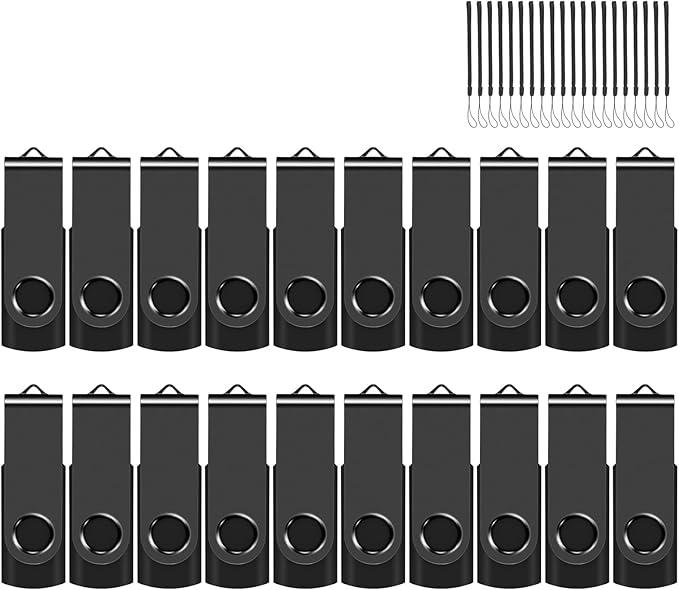 2GB 200-Pack USB Flash Drives Bulk EASTBULL USB 2.0 Thumb Drive