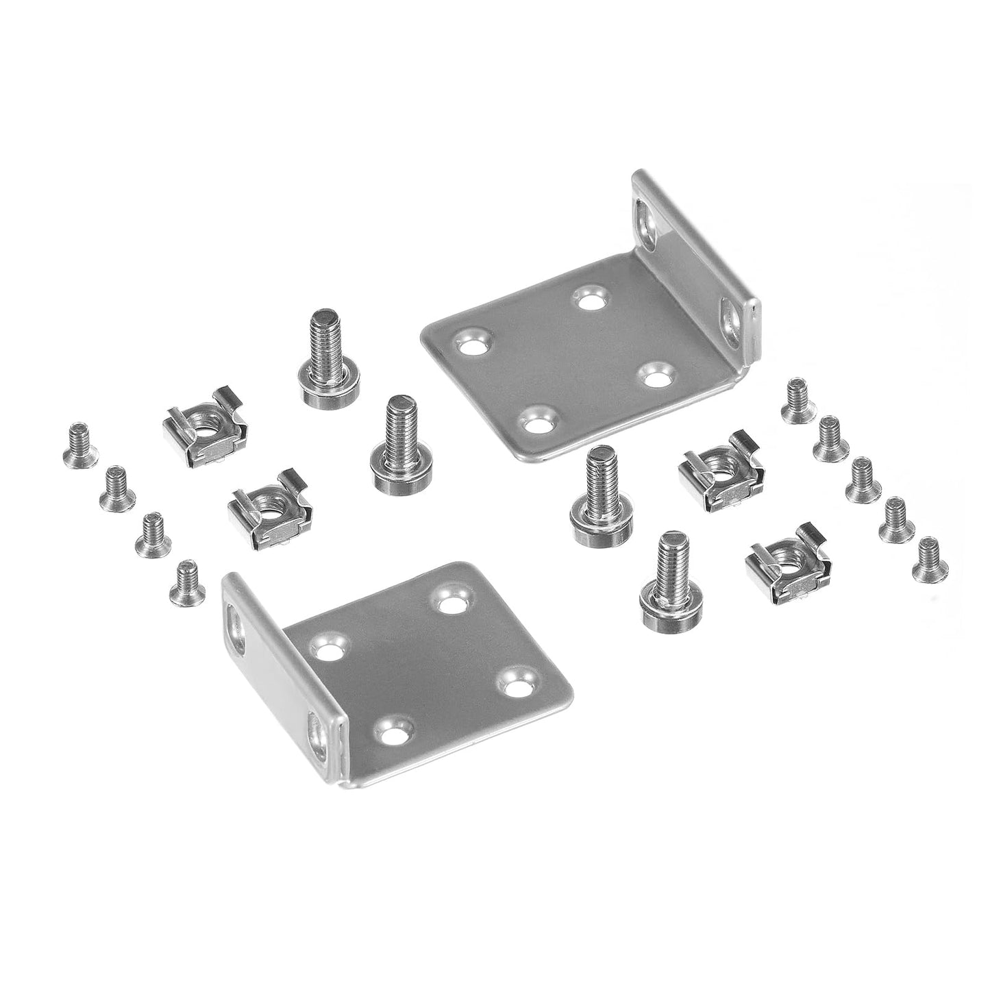 Rack Mount Kit for Ubiquiti Switch, 1U Rack Ears for Ubiquiti 16/24/48 Series Switches