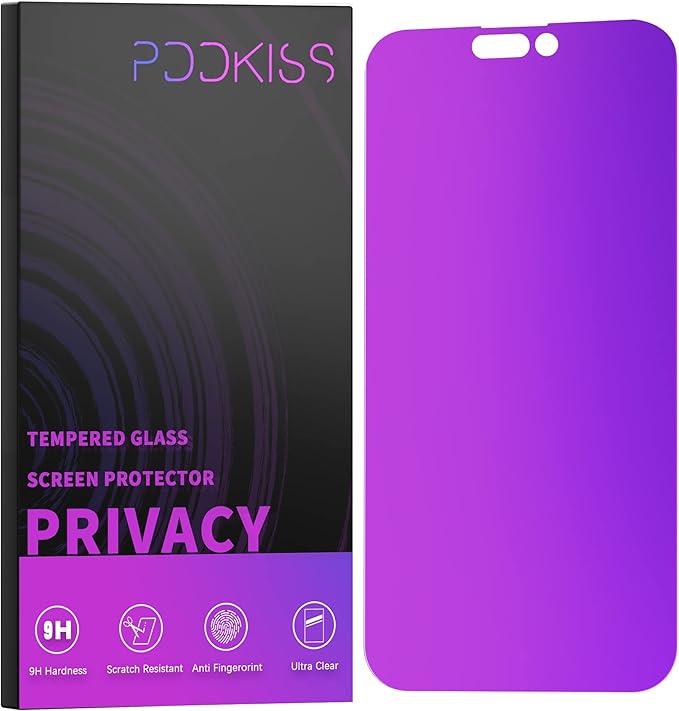 PDDKISS Compatible for iPhone 15 Pro Max Privacy Screen Protector