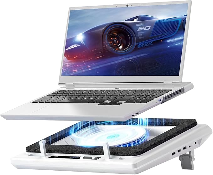 llano V12 RGB Laptop Cooling Pad, Gaming Laptop Cooler