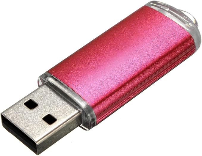 TOPESEL 5 Pack 32GB USB 2.0 Flash Drive Memory Stick Thumb Drives (5 Mixed Colors: Black Blue Green Red Silver)
