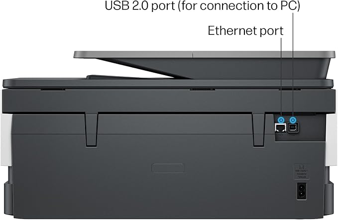 HP OfficeJet Pro 8125e Wireless All-in-One Color Inkjet Printer, Print, scan, Copy, ADF, Duplex Printing, Home & Office, 3 Months of Instant Ink Included (405T6A)