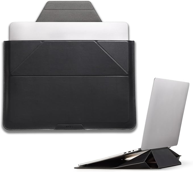 MOFT Laptop Carry Sleeve, 2-in-1 Laptop Bag & Stand for 14" MacBook Air/Pro & Dell/HP/Lenovo/Asus, Stylish Slim Computer Sleeve Bag with Expandable Storage for Computer Accessories