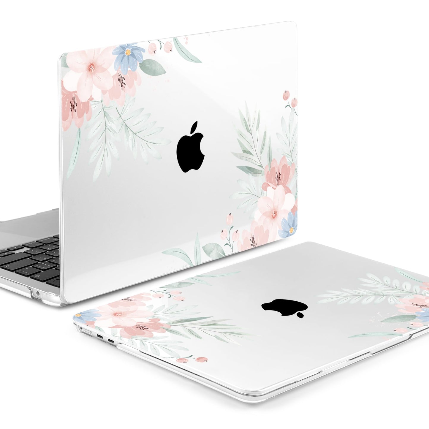 Batianda Case for MacBook Air 15" with M5 M4 M3 M2 Chip, Pastel Floral