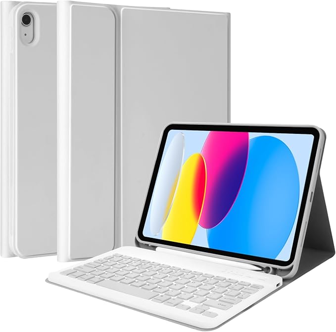 MMK for iPad A16 11th 10th Generation Case with Keyboard