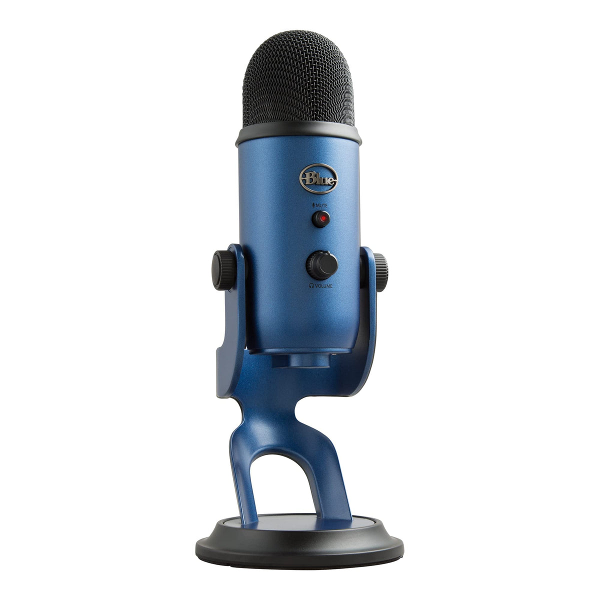 Logitech Creators Blue Yeti USB Microphone for PC, Mac, Gaming, Recording, Streaming, Podcasting, Studio and Computer Condenser Mic with Blue VO!CE Effects, 4 Pickup Patterns, Plug and Play - Silver
