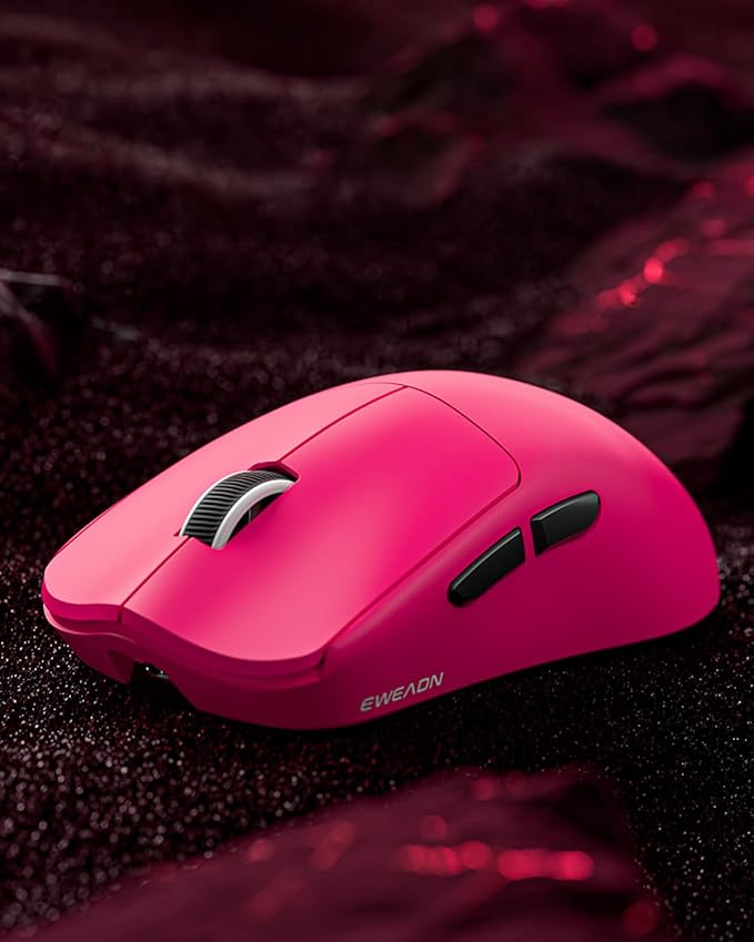 SEUNKWANG EWEAND X23 Pro Gaming Mouse, Tri-Mode 2.4G/USB-C/Bluetooth Wireless Mouse, PAW3311 Sensor, 12,000 DPI, 59g Lightweight, 1ms Ultra-Low Delay, Gaming & Computer Mouse for Laptop/PC/Mac-Black