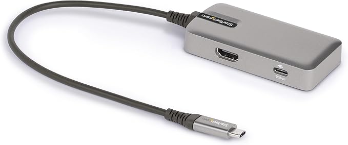StarTech 6-in-1 USB-C Hub, 4K HDMI HDR10, 3X USB-A 5Gbps, GbE, 100W