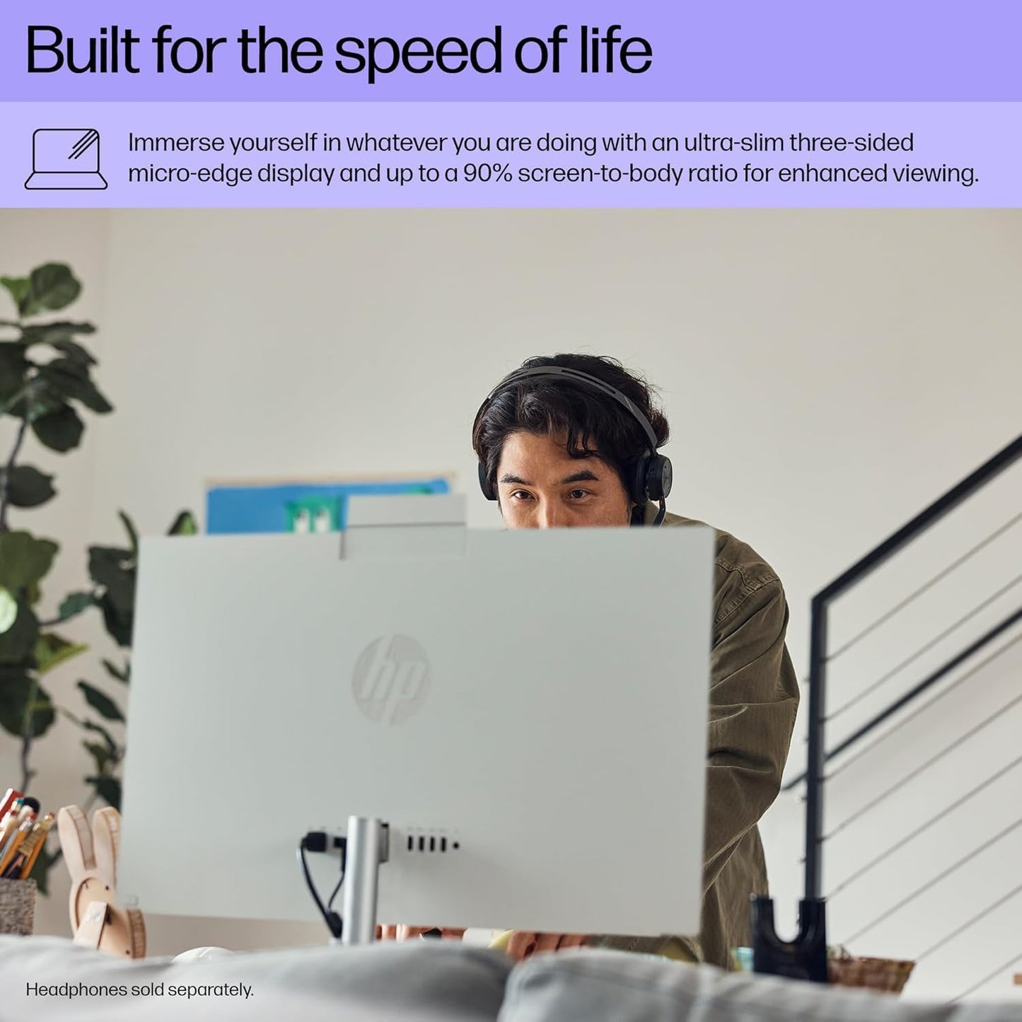 HP 27 Ultra 7 Business All-in-One Desktop, 27" FHD Touch, Intel 12 Cores Ultra 7 155U (Beats Intel i7-1355U), 16GB DDR5 RAM, 1TB SSD, Wireless KB & Mouse, Wi-Fi 6, Windows 11 Pro