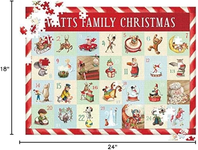 Countdown to Christmas Personalized Puzzle - 500 Pieces - I See Me!