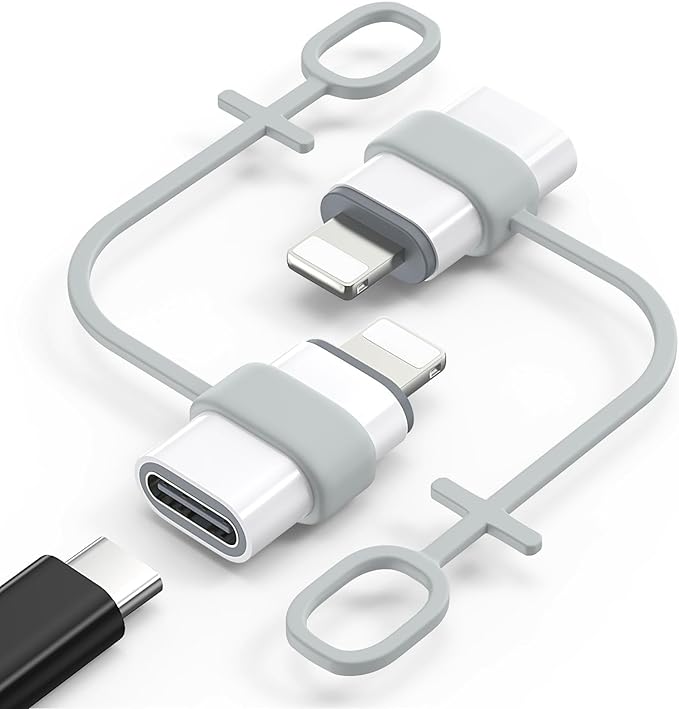 MoKo USB C to Lightning Adapter for iPhone 14/13/12