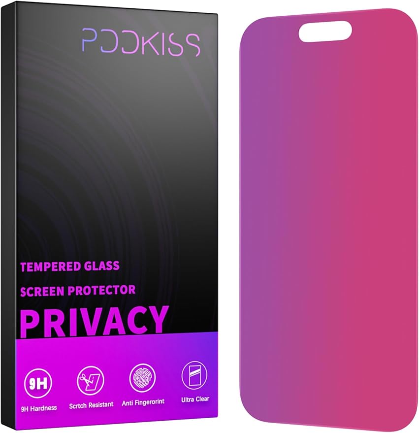 PDDKISS Compatible for iPhone 15 Plus Privacy Screen Protector