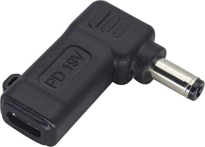 HCFeng 90W PD Type C to DC5521 Power USBC to DC5521 Laptop Charging Adapter
