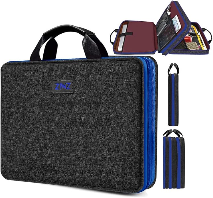ZINZ Expandable Laptop Case 15.6 Inch Sleeve, Protective Carrying Case Compatible with MacBook Neo 16", MacBook Pro 16"/15.4", Dell XPS 16" and Most 15" 15.6" 16" Notebook,G01OG01