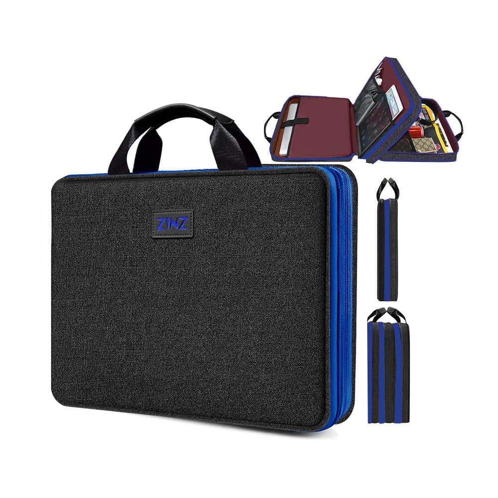 ZINZ Expandable Laptop Case 15.6 Inch Sleeve, Protective Carrying Case Compatible with MacBook Neo 16", MacBook Pro 16"/15.4", Dell XPS 16" and Most 15" 15.6" 16" Notebook,G01DG01