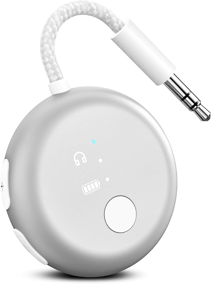Avantree SoundJet R1-25Hr Airplane Bluetooth Adapter for All AirPods
