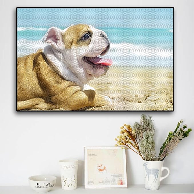 Custom Puzzle, Personalized Puzzle for Photos, Customized Puzzle 120/200/300/500/1000/1500 Pieces for Family, Christmas, Pet, Birthday, Wedding Gift