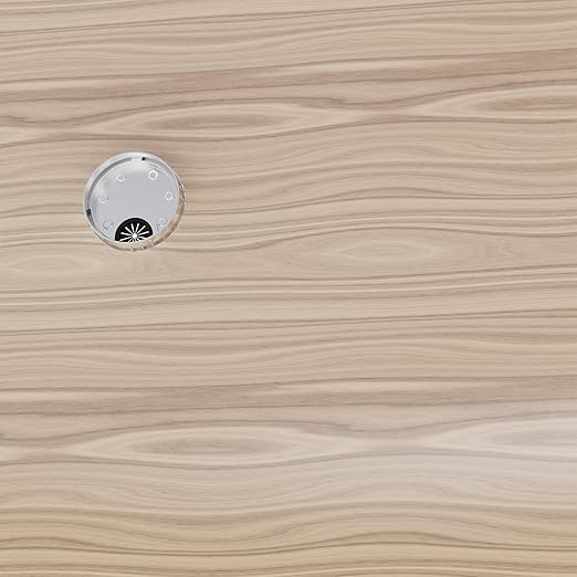 2 Pack Desk Grommet 2-3/8 Inch 60mm, Zinc Alloy Computer Desk Wire Hole Cover, Office Desktop Cord Cable Hole Metal Ring, Brushed Silver