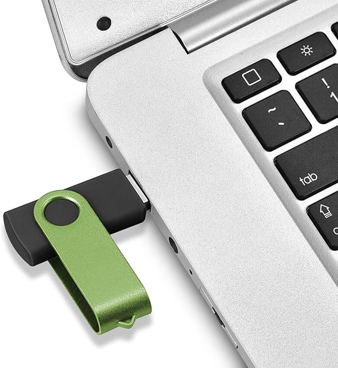 EASTBULL USB 2.0 Flash Drive 2GB with Lanyards Thumb Drives Bulk 20 Pack Colorful Multipack Memory Stick Pen Drive Swivel Design(2GB 20 Pack)
