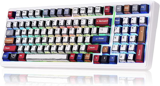 Aula F99 Keyboard Gaming,Wireless Mechanical Keyboards Creamy Sound