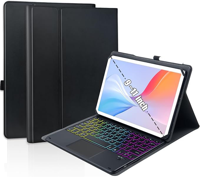 MePadKey Universal Touchpad Keyboard Case for 9.7,10.1,10.2,10.5",10.9",11"
