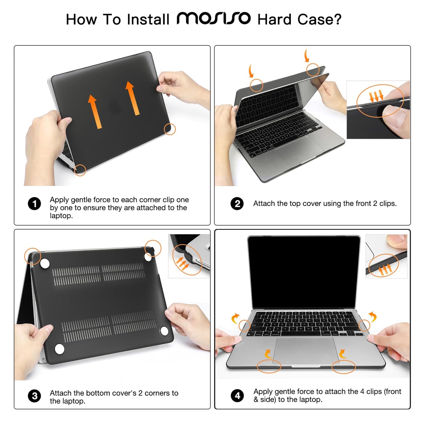 MOSISO Compatible with MacBook Air 13 inch Case M5 2026 M4 M3 M2 2025-2022