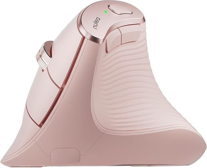 Nulea M510 Vertical Mouse Wireless, Ergonomic Mouse for Comfy Tracking, 3 Adjustable DPI (800-1200-1600), 2.4G Wireless Vertical Mouse with 6 Buttons, Compatible with Windows, Mac OS, Laptop