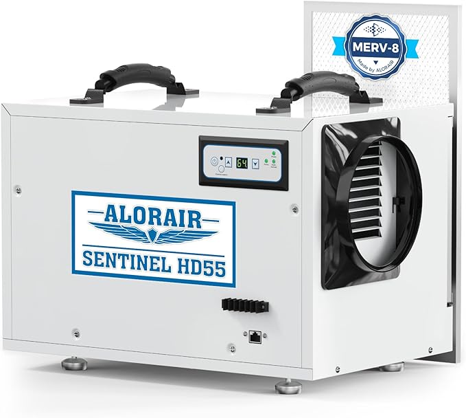 ALORAIR 113 Pints Crawlspace Dehumidifier for Commercial, Sentinel HD55