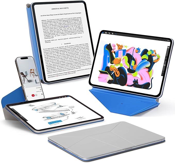 MOFT Dynamic Folio Case for iPad Pro 11- inch (M5 2025 / M4 2024), Slim Magnetic Stand Case with 20+ Viewing Angles, Auto Wake/Sleep, Ultra Thin
