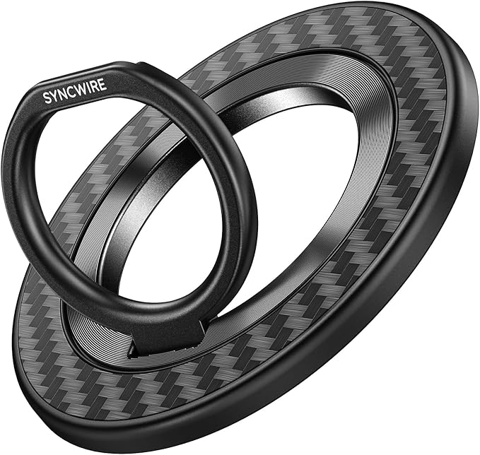 SYNCWIRE for MagSafe Phone Grip, Magnetic Phone Ring Holder Stand Kickstand