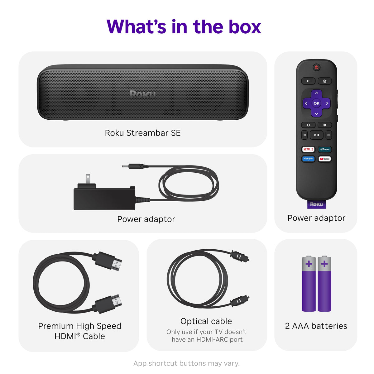 Roku Streambar SE, 4K Soundbar with Built-in Streaming Device