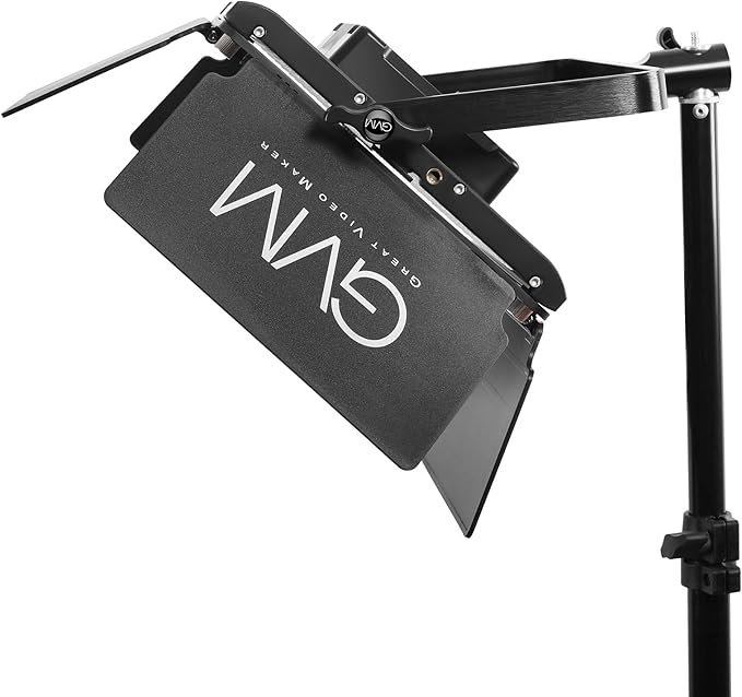 RGB Full Color LED Video Light, GVM 3 Pieces Photography Lighting Kit with APP Control, for YouTube Studio, Video Shooting, 3200-5600K/CRI 97/8 Kinds of The Scene Lights, with U Bracket and Barn Door