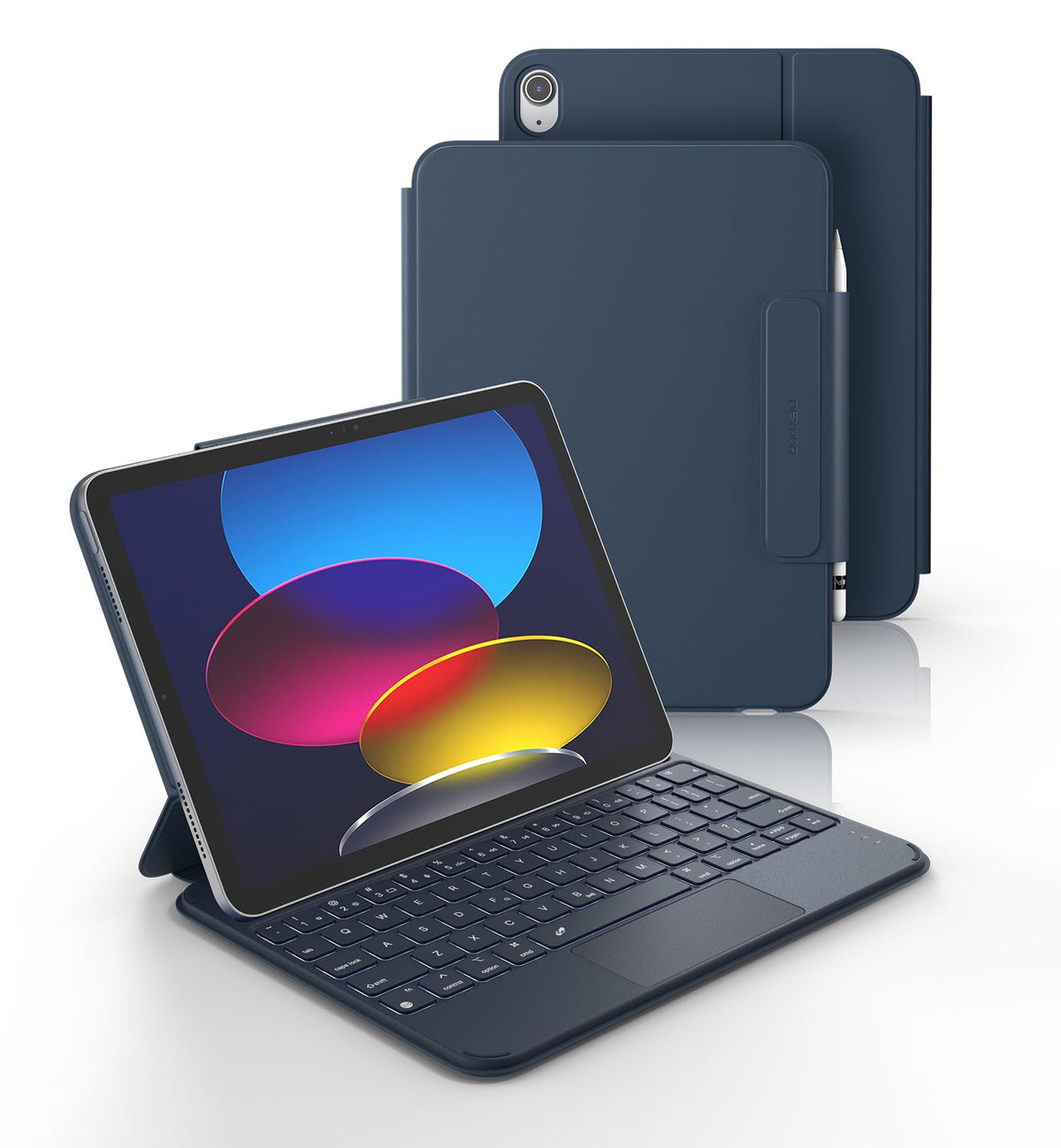 Dexnor for iPad (A16) 11th/10th Generation Case with Keyboard Ultra-Light