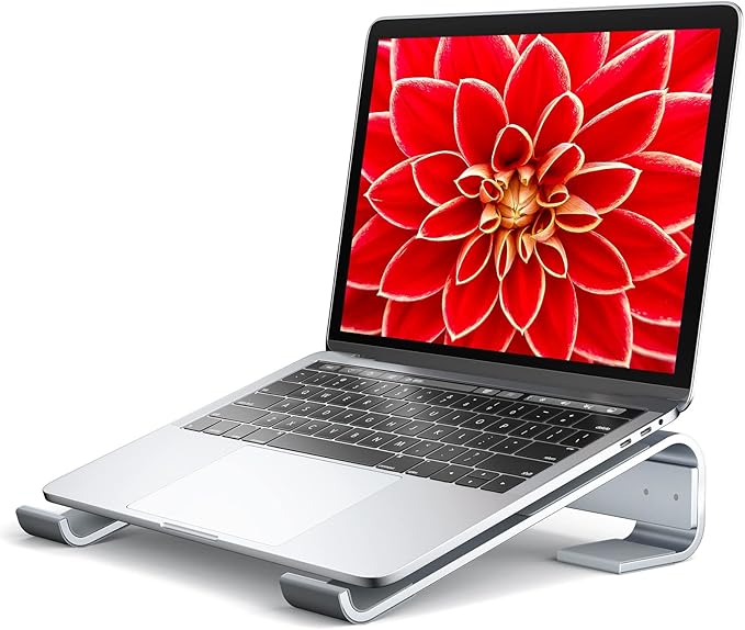 Soqool Laptop Stand for Desk, Ergonomic Detachable Laptop Riser