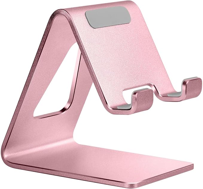 Aoviho Cell Phone Stand for Desk, Aluminum Phone Holder