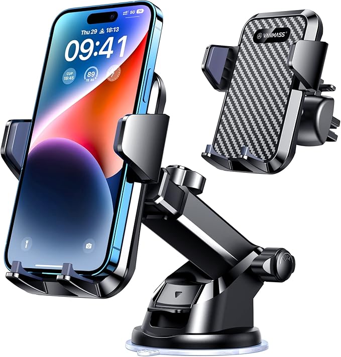 VANMASSใ85+LBS Strongest Suction & Military-Grade Ultimate Car Phone Mount