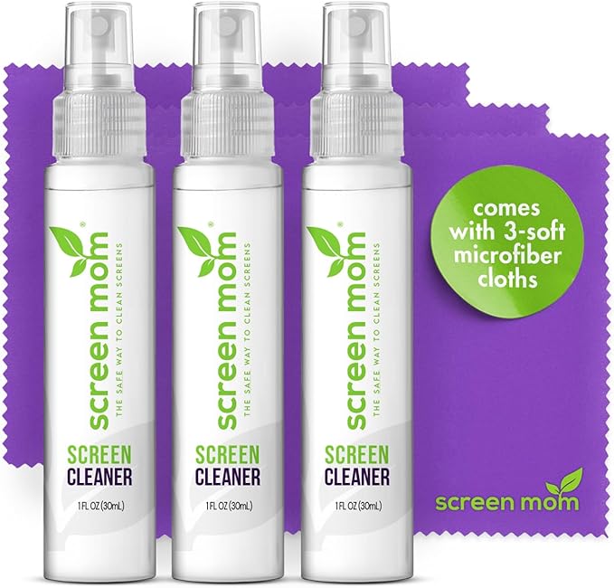 Screen Mom Screen Cleaner Spray 2oz Bottle for TV, Car, Laptop & Computer