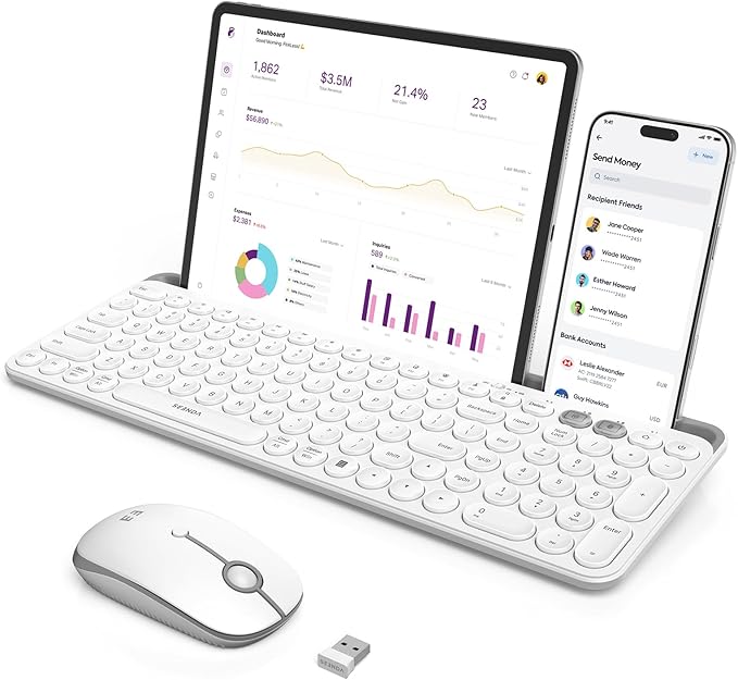 seenda CTU-301 Bluetooth Keyboard and Mouse Combo for iPad