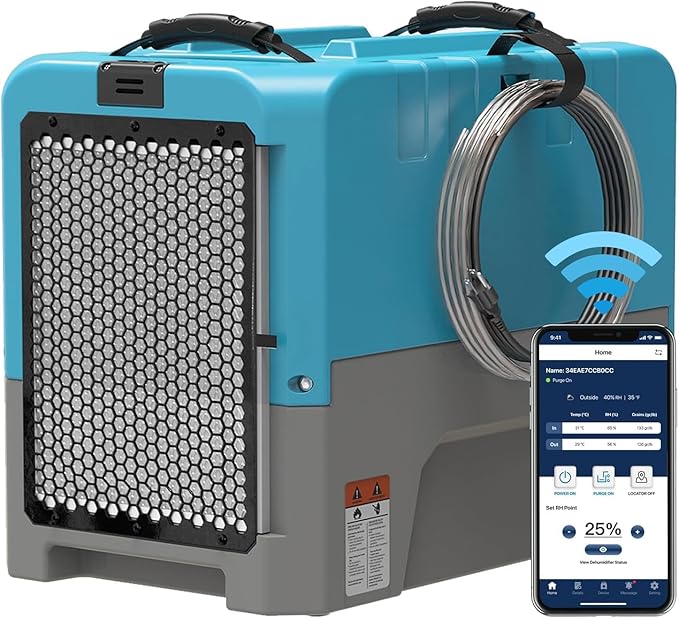 ALORAIR 180 PPD Commercial & Industrial Dehumidifier with Pump APP Cocntrol