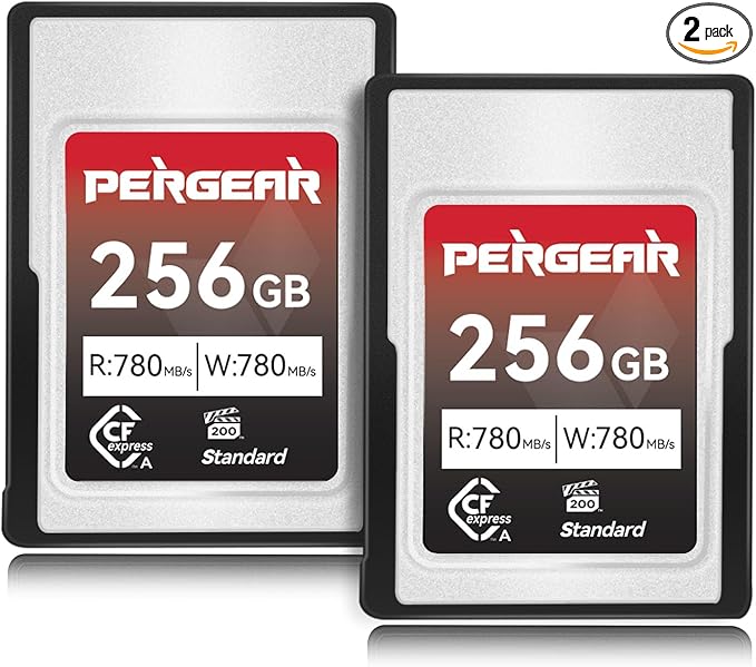 Pergear 256GB CFexpress Type A Memory Card for Sony Cameras, VPG200