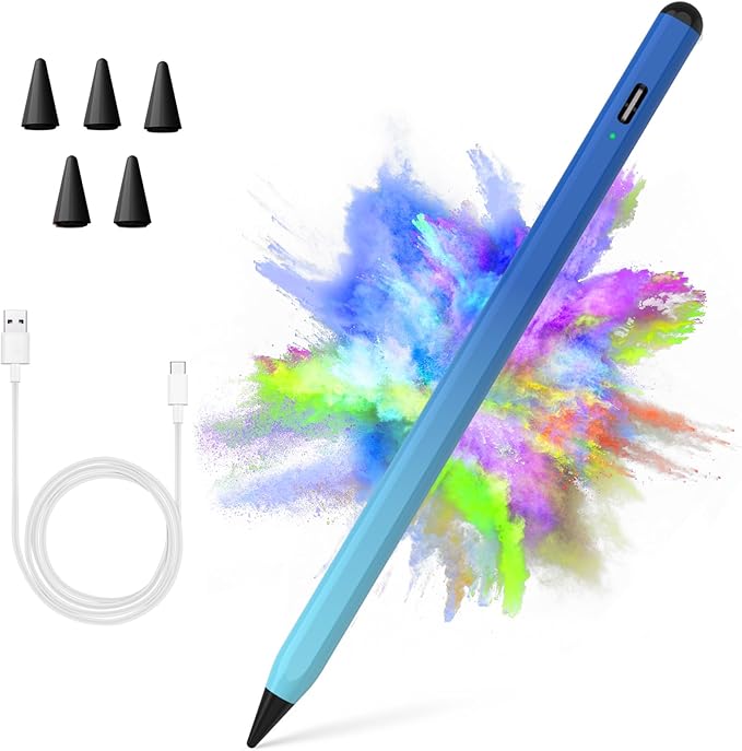 COO Stylus Pen for iPad Pro Air Mini 2018-2024, Palm Rejection Fast Charge